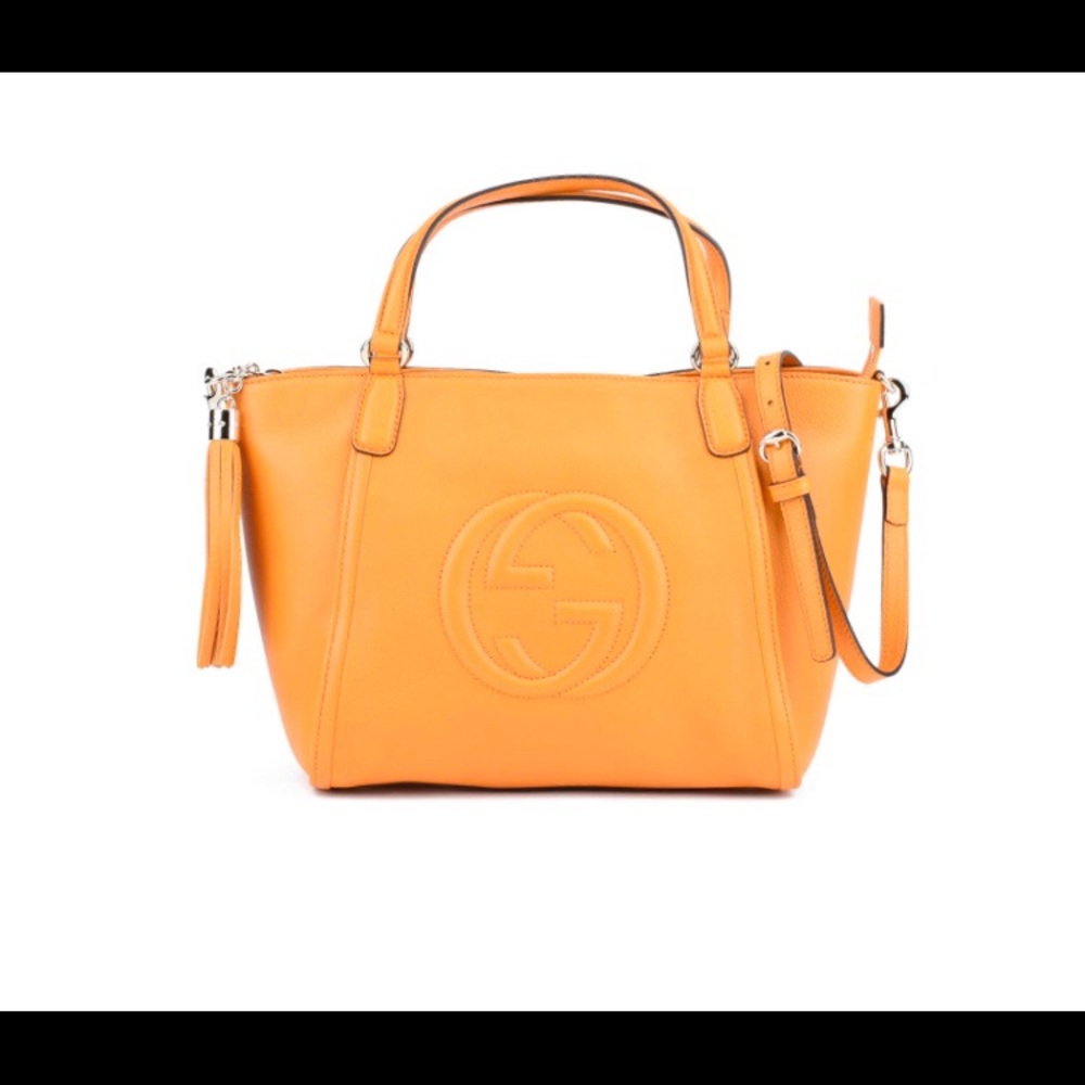 Authentic GUCCI soho top handle medium handbag